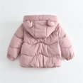 thumbnail image 5 of XXWXYD Baby Hooded Down Jacket Boys Girls Light Puffer Winter Coats Toddler 𝖡ear Ears Zipper Up Outerwear Down Coat 12M-6T Warm Insulated Packable, 5 of 5