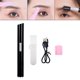 thumbnail image 3 of Recortador de cejas eléctrico Recargable por USB Indoloro Portátil Eliminación de facial indoloro para melocotón-Fuzz Labio Cara Negro Yinane Recortadora de cejas eléctrica, 3 of 8