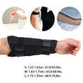 thumbnail image 4 of Bande de Fixation Attelle de Bras Fixation du Bras Attelle Récupération après Fracture Soutien Bande de Fixation de l'Avant-bras Fracture Entorse Contreplaqué Fixation Attelle Réadaptation Soutien Noir, 4 of 8