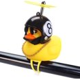 thumbnail image 1 of wonuu Pato de Goma Adornos para Coche de Juguete Pato Amarillo Decoraciones para salpicadero de Coche Pato exprimidor Cuernos de Bicicleta con Casco de hélice, 1 of 5