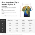 thumbnail image 5 of Naloa Peacocks Men's Loose Fit Cuban Collar Short-Sleeve Shirt, Hawaiian Shirts, Mens Shirts Casual for Everyday Wear Outings-Medium, 5 of 5