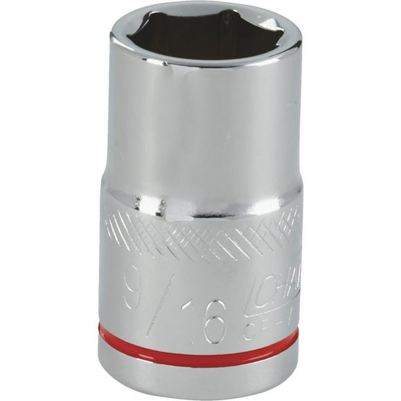 Channellock 1/2" Drive 9/16" 6-Point Shallow Standard Socket