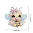 thumbnail image 2 of Owl Bee Diamond Art Painting Kit Pendant, 2 of 8