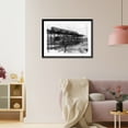thumbnail image 3 of Historic Framed Print, [Elevated railroad in New York City, possibly 110th St.], 17-7/8" x 21-7/8", 3 of 9