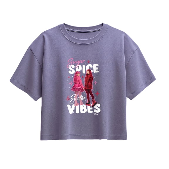 Descendants: Wicked Wonderland - Sister Vibes Short Sleeve Boxy Graphic T-Shirt