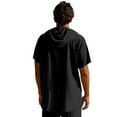 thumbnail image 4 of Mens Short Sleeve Hoodies Lightweight Breathable Deep V Neck Hooded T-Shirt Casual Summer Cotton Linen Shirt, 4 of 9