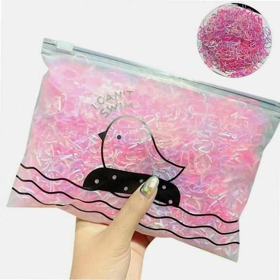 Multicolor Small Seamless Hair Bands Elastic Ponytail Holders Seamless Hair Band Small Hair Ties Ponytail Holder No Crease Damage Baby Toddlers Girls Elastics Hair bands