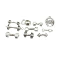 thumbnail image 4 of LEEYNEERGym Necklace For Men Dumbbell Shape 20Pcs, 4 of 8