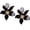 Black, variant on Unique Bohemian Oversized Acrylic Resin Flower Dangle Drop Earrings Retro Large Hawaii Flower Lei Earrings for Women Statement Jewelry Gifts