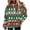 #H Multicolor, variant on Zynoxe Women's Ugly Christmas Sweatshirt Drawstring Pullover Hoodies for Women Warm Fleece Long Sleeve Sweatshirt Fashionable Printed Sweatshirts with Kangaroo Pocket S