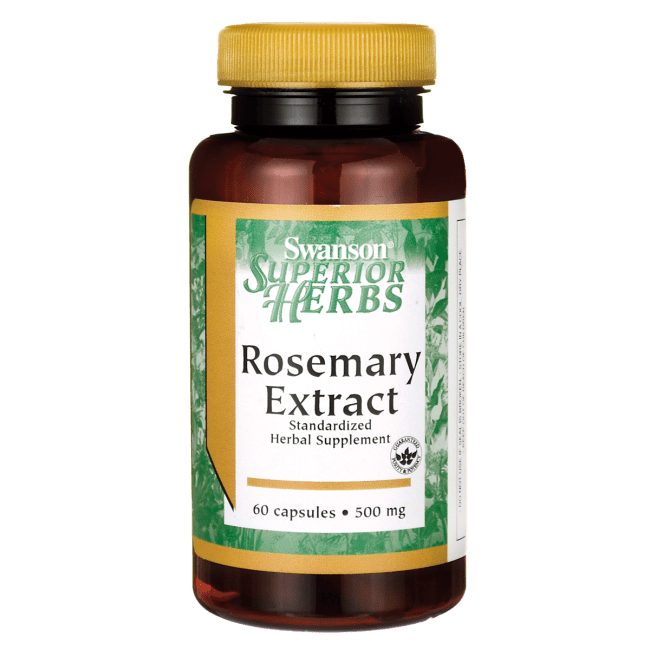 Swanson Rosemary Extract 500 mg 60 Capsules