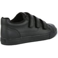thumbnail image 3 of Kickers Tovni Trip Junior's 3 Strap Vegan Shoes In Black Size 4, 3 of 6