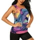 thumbnail image 2 of Balery Hip-Hop DJ Dolphin Camiseta sin mangas estampada ligera para mujer, tops de entrenamiento sin mangas, camisetas de yoga transpirables de secado rápido.-Small, 2 of 7