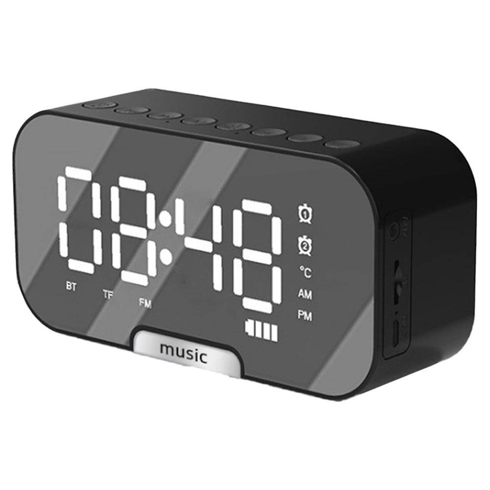 Alarm Clock for Bedroom, LED Big Display Clock with USB Charging Port