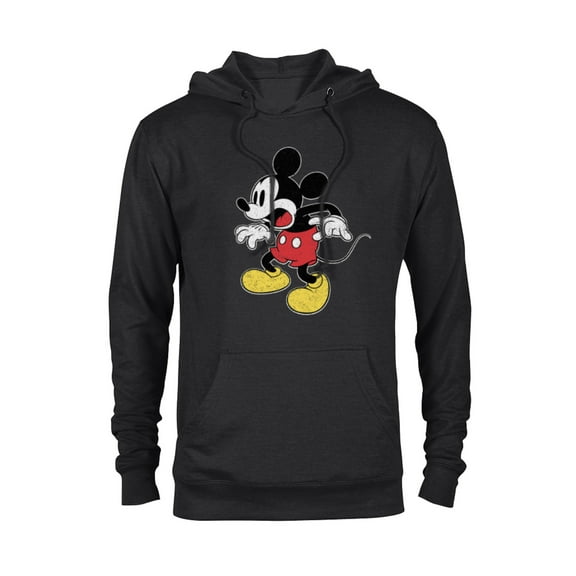 Disney Mickey Mouse Surprised - Pullover Hoodie for Adults - Customized-Black