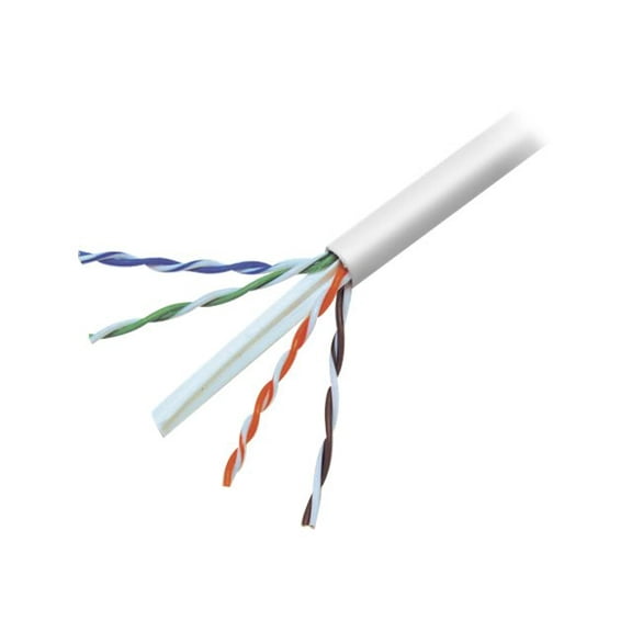 Belkin 900 Series - Bulk cable - 1000 ft - UTP - CAT 6 - solid - white