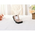 thumbnail image 6 of Unique Bargains Jewelry Box Small PU Leather Jewelry Organizer Case Storage Display Holder Black, 6 of 8