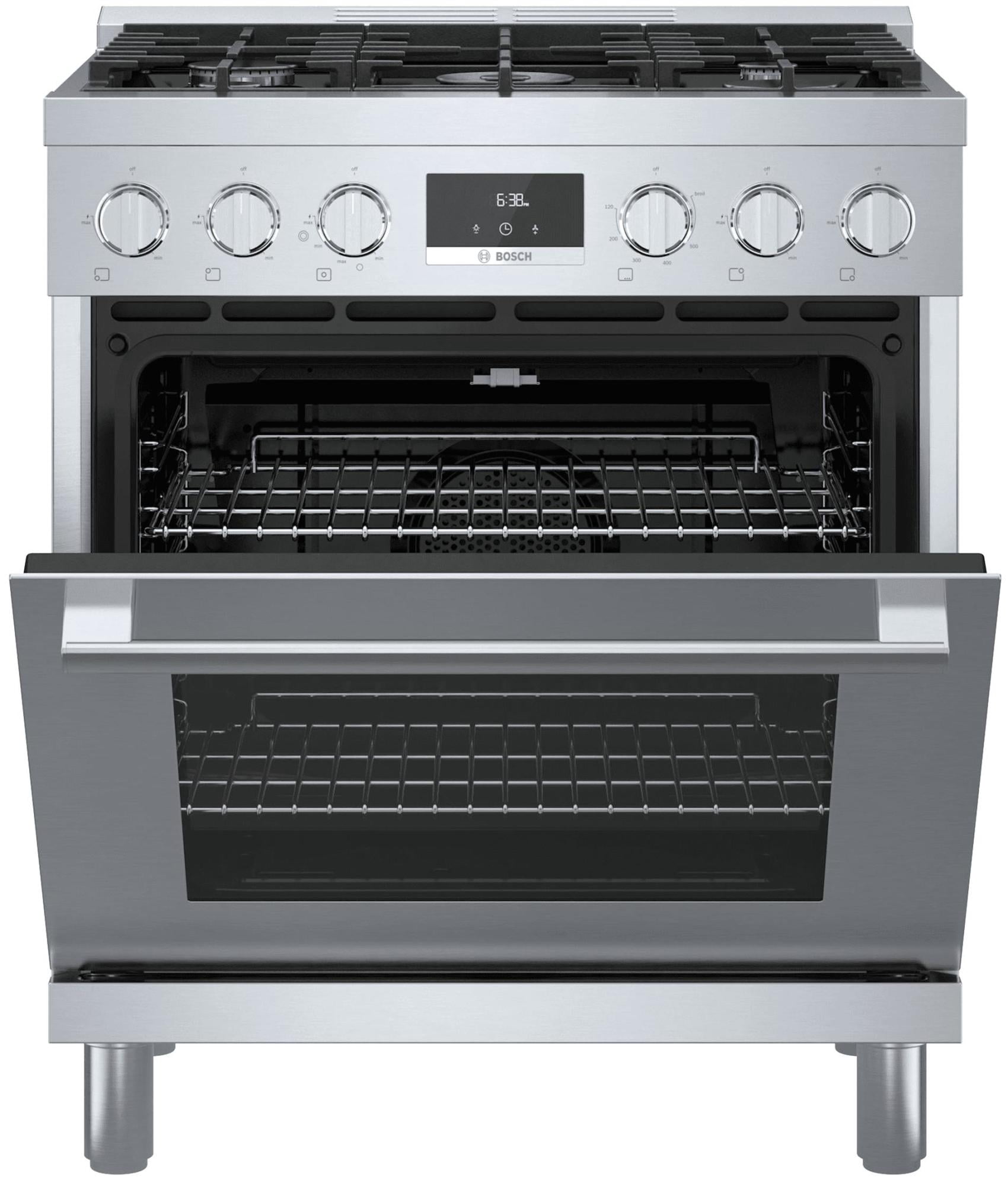 BOSCH 800 Series Gas Freestanding Range 30'' Stainless Steel HGS8055UC HGS8055UC