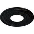 thumbnail image 3 of 29 3/8"OD x 11 5/8"ID x 1 1/8"P Anthony Ceiling Medallion (Fits Canopies up to 11 5/8"), Hand-Painted Black Pearl, 3 of 6