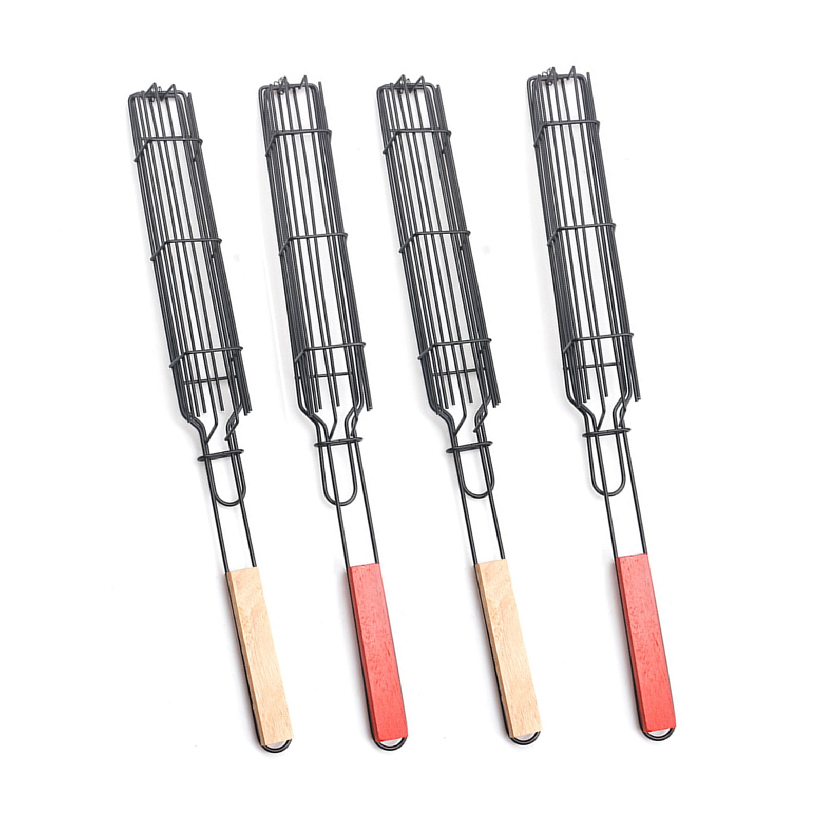 Grilling Basket Kabob Skewers NonStick Kabob Grilling Baskets Bbq