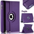thumbnail image 1 of iPad Rotating Case with Auto Wake/Sleep Feature, iPad Air 1st Gen/iPad 5th Gen (2017)/iPad 6th Gen (2018) Cases, 360 Degree Rotating Stand Protective Cover Smart Case for Apple iPad 9.7 inch Purple, 1 of 1