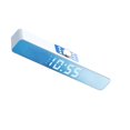 thumbnail image 3 of Bluetooth 5.0 Barre de Son Haut-Parleur à Réduction de Bruit Réveil Sans Fil Haut-Parleur LED Blanc avec Écran, 3 of 10
