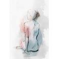 thumbnail image 2 of Isabelle Z 17x24 White Modern Wood Framed Museum Art Print Titled - Pastel Woman II, 2 of 4