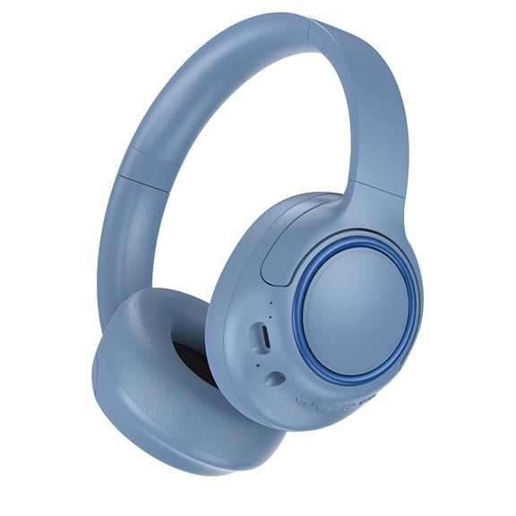 Over Ear Headphones Wireless 80H Playtime, Bluetooth Headphones Over Ear with 3 EQ Modes, Built-in ENC Mic,Deep Bass, HiFi Stereo Foldable 5.4 Bluetooth Headset for Phone PC Travel Gym Workout Office