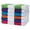 Green, Purple, Turquoise, Orange, Royal Blue & Pink, variant on Bolbom Luxury 4 Piece Bath Towel Set 27"x54", Premium 500 GSM 100% Ring Spun Cotton Highly Absorbent Bath Towels for Bathroom, Large Bathroom Shower Towels, Gym, Hotel & Spa (Color Mix 1)