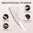thumbnail image 6 of MelodySusie Short Ballerina Nail Tips - 300Pcs 15 Sizes Clear Acrylic, Half Matte Full Cover Press on Nails for DIY Extension & Salon Use,Pre-Shaped for Long-Lasting Manicure, 6 of 7