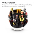 thumbnail image 3 of Xingzhi Garden Tool Bag Oxford Organizer Bucket Pouch Multi-Pocket Large Opening Multi-function High-density Planting Home Black, 3 of 6