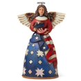 thumbnail image 2 of Jim Shore Heartwood Creek Patriotic Angel in Flag Dress Stone Resin Figurine, 6‚Äù, 2 of 3