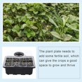 thumbnail image 2 of 5 unids/set macetas de vivero bandeja de cultivo de plantas reutilizable suministros de cultivo (negro), 2 of 7