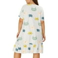 Women's Nightgowns Plus Size Sleepwear Oversized Sleep Tshirts Dress