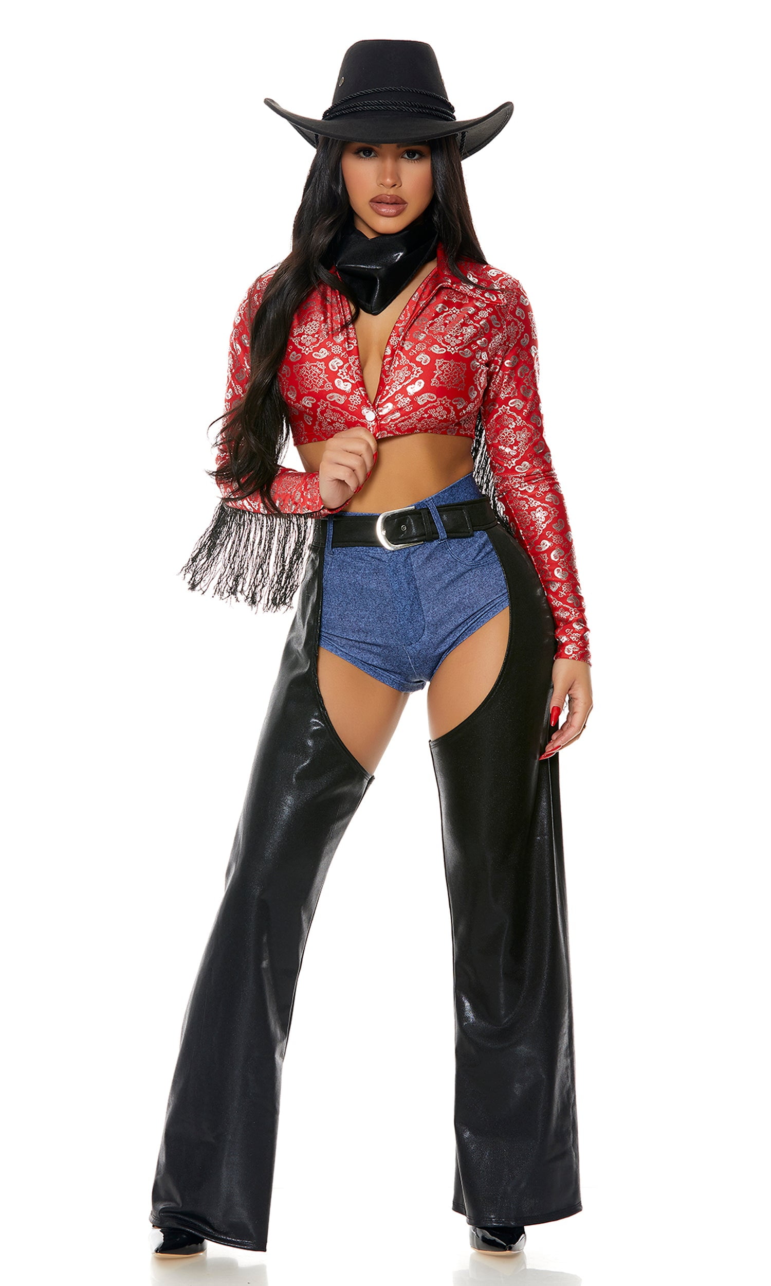 Red cowgirl costume sale