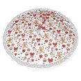 thumbnail image 1 of Falda de árbol de Navidad FREEHOTU Gingerbread Man Candy Design, 1 of 4
