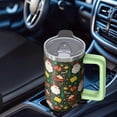 thumbnail image 5 of 30oz Christmas Tree Tumbler with Straw Lid Double Wall Stainless Steel Cup Gifts for Women Men Holiday, 5 of 5