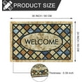 thumbnail image 3 of Door Mat Welcome Mat 24 x 36 Inch Front Door Mat Outdoors for Home Entrance Outdoors Mat for Outside Entry Way Doormat Entry Rugs, Heavy Duty Non Slip Rubber Back Low Profile, Dragonfly, 3 of 6