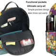 thumbnail image 5 of Simpsons Casual Backpack Large Capacity Laptop Bag Multi-Functional Outdoor Backpack Hiking Daypack, 5 of 5