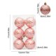 thumbnail image 3 of Juego de 6 Adornos Navideños: Bolas Pequeñas de 6 Cm con Diseño de Casita, Chapadas En Oro, de Plástico Irrompible, Ideales para Colgar En El Árbol o Decorar Cualquier Espacio., 3 of 6