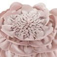 thumbnail image 3 of JWH 3D Round Flower Decorative Throw Pillows Small Handmade Circular Velvet Accent Pillow  Covers with Insert 14 inch Rose Gold, 3 of 7