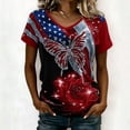 thumbnail image 4 of MuXiKeJi Clothes America 250th Anniversary Shirt Women 4th of July Shirt Patriotic Shirts USA Flag Oversized Tee Tops, 4 of 6