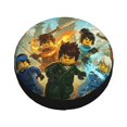 thumbnail image 2 of Power Ninjago Spare Tire Cover Universal Wheel Tire Cover Dust-Proof Waterproof Tire Protectors Accessories, 2 of 6