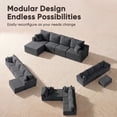 thumbnail image 5 of Furmax Modular L-Shaped Sectional Sofa – Tool-Free Assembly Multi-Seat Sofa Set for Living Room, Boneless Design Furniture, 5 of 7