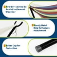 thumbnail image 4 of Riedhoff Double Hammock 107.5 x 42.9 x 39.3", for 2-Persons, with Steel Stand, Multicolor, 4 of 8