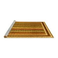 thumbnail image 2 of Ahgly Company Machine Washable Indoor Rectangle Abstract Yellow Contemporary Area Rugs, 2' x 4', 2 of 4