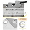 thumbnail image 6 of Grey Marble Blackout Curtains 63 Inches Length, Marble Crack Fluid Vintage Modern Art Window Treatment Thermal Insulated Drapes for Bedroom Living Room 2 Panels 84x63 Inches, 6 of 8