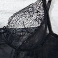 thumbnail image 6 of RQYYD Womens Sexy Satin Lingerie Nightgown Floral Print Chemise Slip Silk Negligee Spaghetti Straps Babydoll Sleepwear, 6 of 7