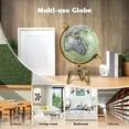 thumbnail image 7 of Infans 10 Inch Geographic Rotating World Globe w/Triangle Metal Stand Metal Meridian, 7 of 7
