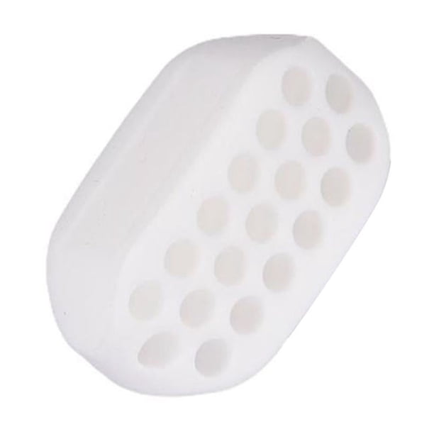 WDOplteas Ejercitador Muscular La Mandíbula Facial Silicona Slim Fitness Facial Line Trainer (Blanco)